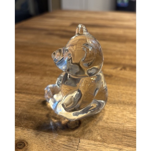 Princess House Figurine Crystal Bear Germany 24% Lead Crystal 3.5 Inches Tall - Picture 5 of 8